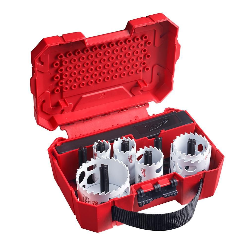 Milwaukee HOLE DOZER with Carbide Teeth Electrician Hole Saw Kit 10pc, large image number 1