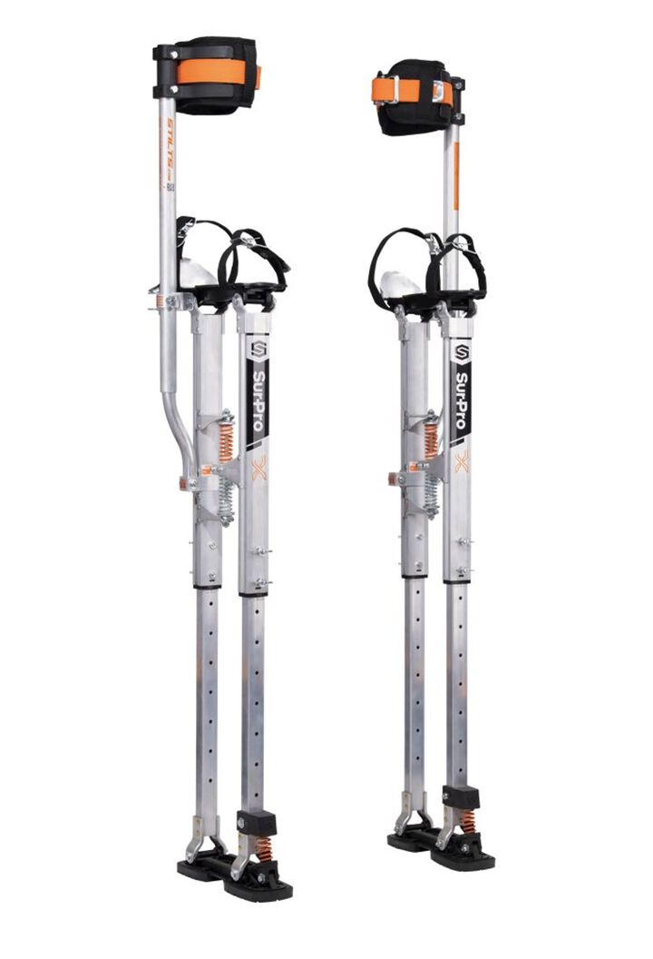 Surpro Premium Flex Foot Single Side Aluminum Stilts Size 21 to 31in, large image number 1