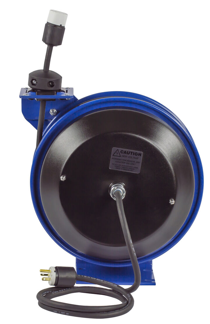 Coxreels Spring Driven Cord Reel Sin gle Industrial Rec 16GA x 50', large image number 6