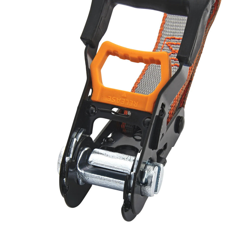 Keeper KwikFeed 500 Lbs 12 Ft. x 1 Inch Ratchet Tie Down Strap, Black, large image number 3
