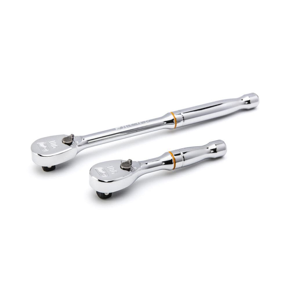 GEARWRENCH 2 Pc 3/8 Drive 90-Tooth Compact Head Teardrop Ratchet Setin, large image number 7