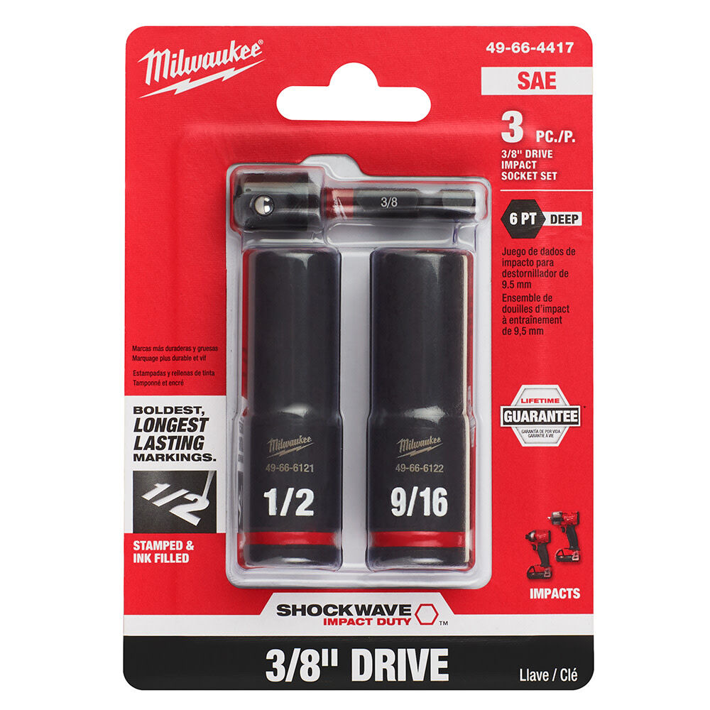 Milwaukee Impactact Socket Tool Set, large image number 2