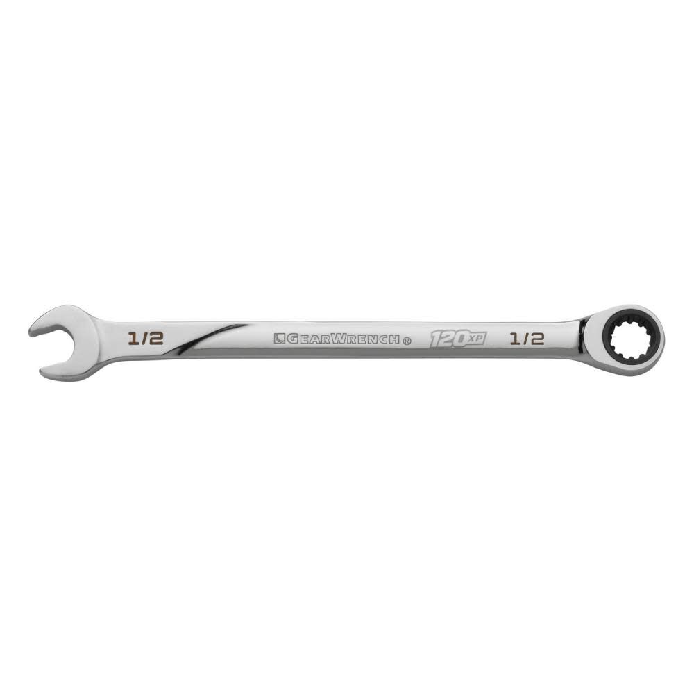 GEARWRENCH 120XP Combination Ratcheting Wrench Universal Spline XL 1/2 Inch, large image number 1