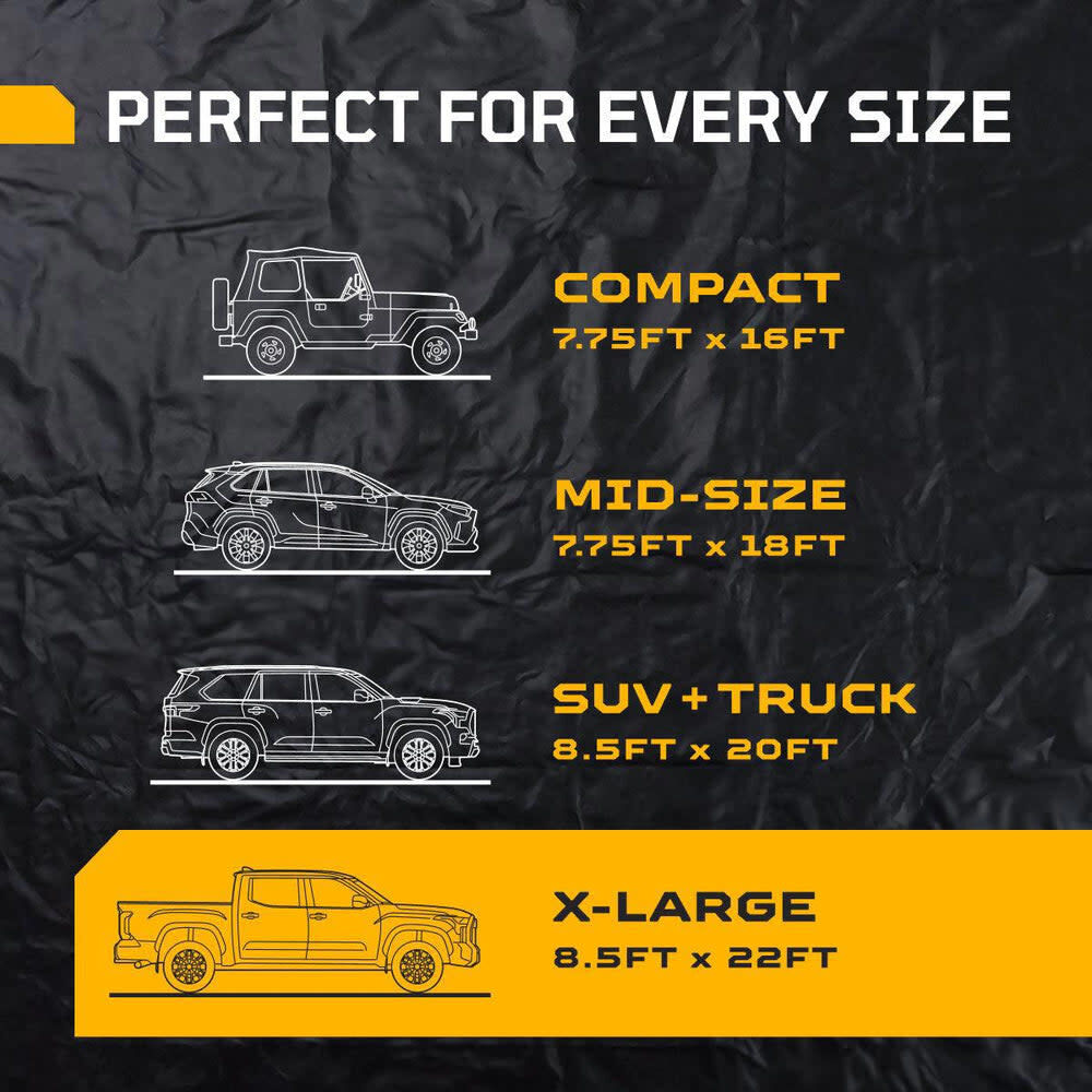 Auto Floor Guard 8 Ft 6 Inch x 22 Ft PVC Garage Containment Mat Black, large image number 7