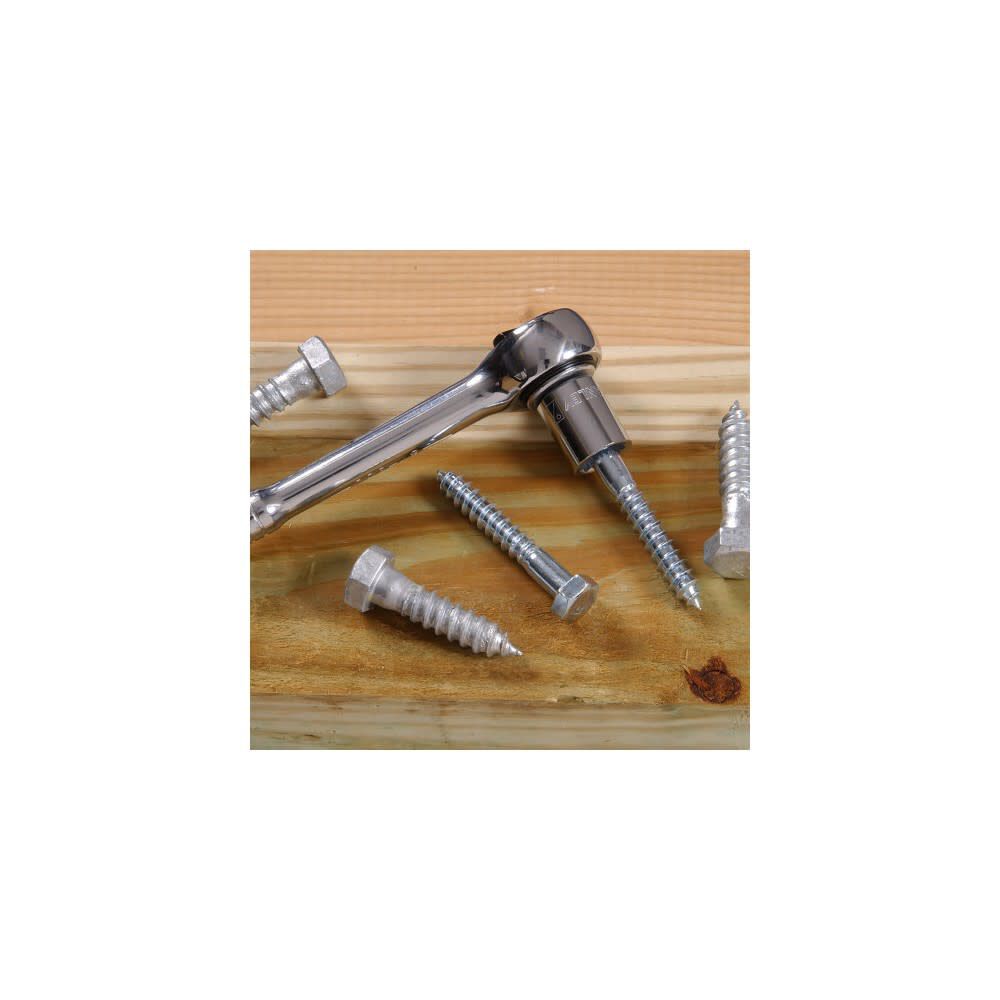 Hillman 1/4-20 x 4in Zinc Hex Lag Screw 100pk, large image number 5
