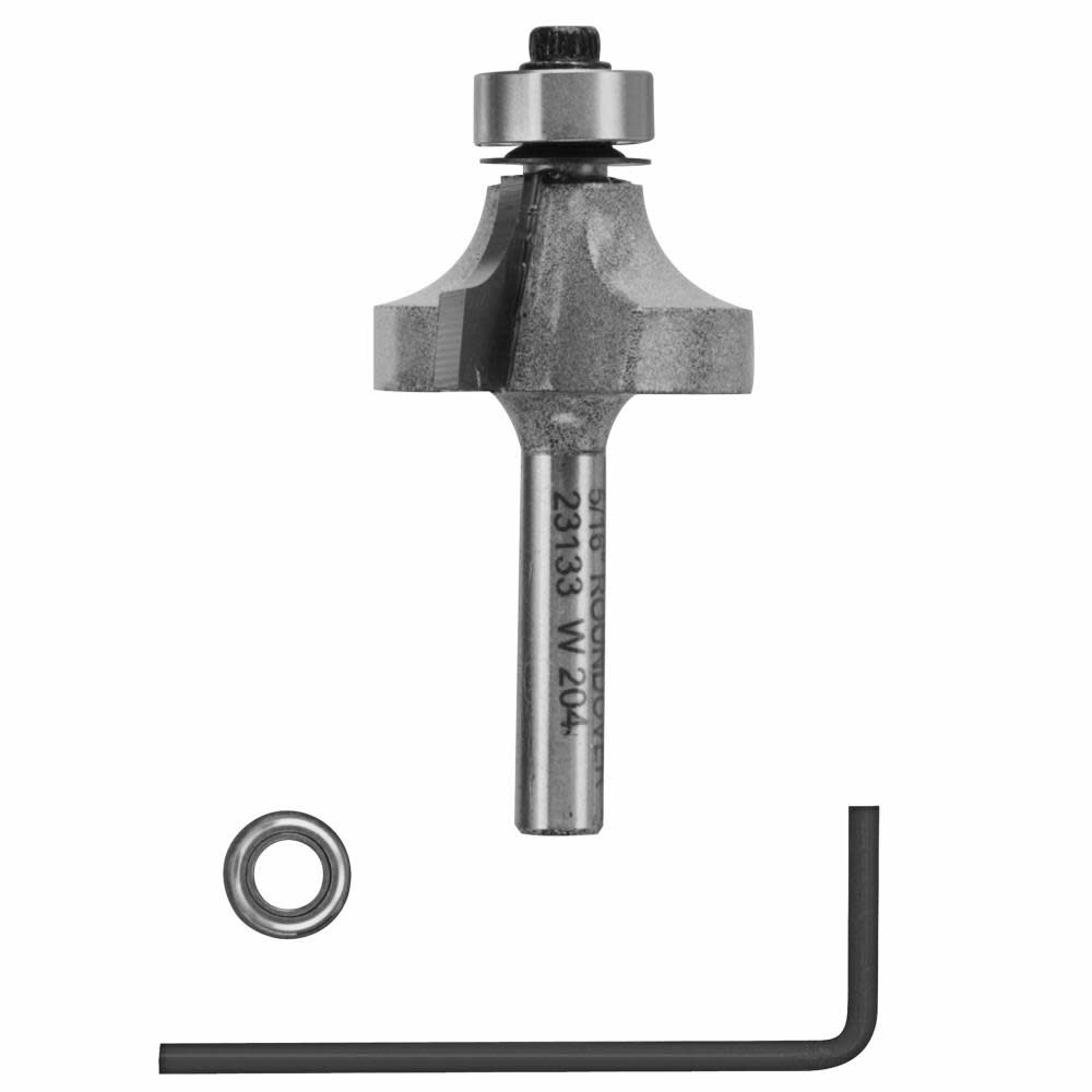 Bosch 5/16in x 5/8in Carbide Tipped Roundover / Beading Bit, large image number 1