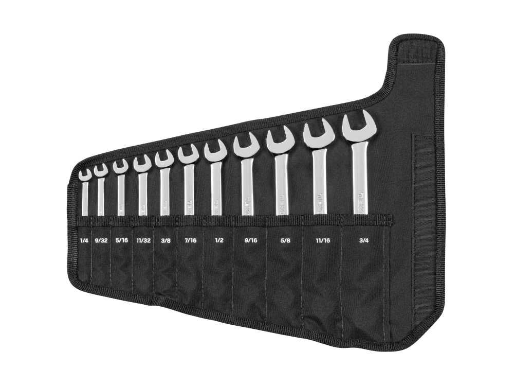 Tekton Combination Wrench Set with Pouch, 11-Piece (1/4-3/4 Inch), large image number 1