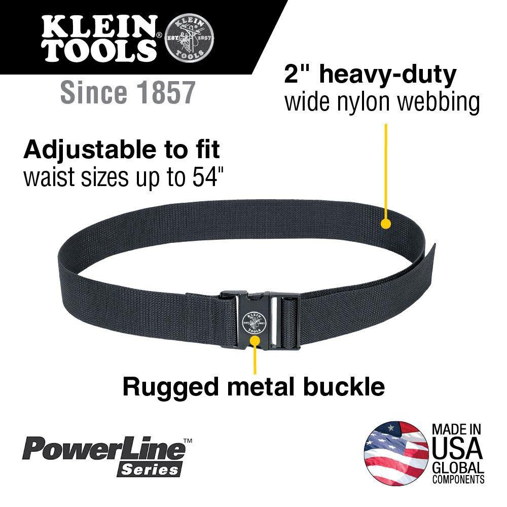 Klein Tools PowerLine Web Work Belt, large image number 2