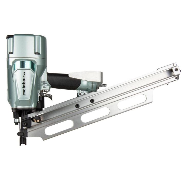 Metabo HPT 3 1/4in 21 Degree Pneumatic Framing Nailer with Depth Adjustment & Aluminum Magazine