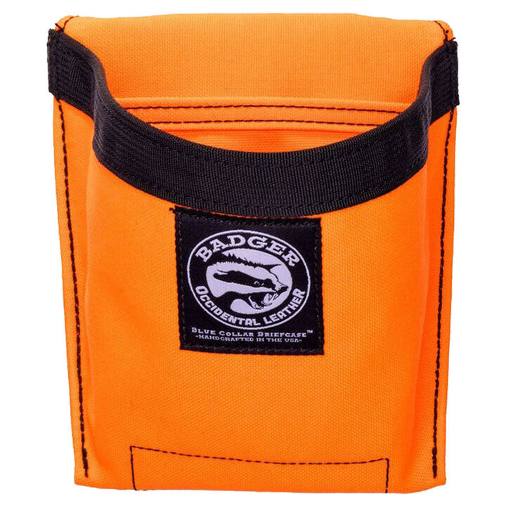 Badger Tool Belts Hi-Vis Orange Accessory Pouch Hi-Vis Orange