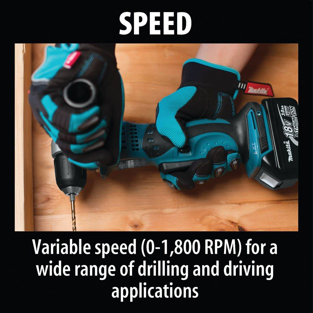 Makita 18V LXT Lithium-Ion Cordless 3/8 in. Angle Drill Keyless (Bare Tool), large image number 5