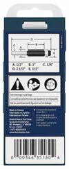 Bosch 1/2 Inch x 1 Inch Carbide-Tipped Double-Flute Flush Trim Router Bit, small image number 5