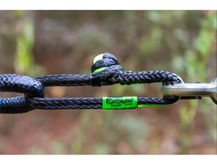 Bubba Rope 3/8 Inch NexGen PRO Gator-Jaw Synthetic Soft Shackle, Red and Black, large image number 5