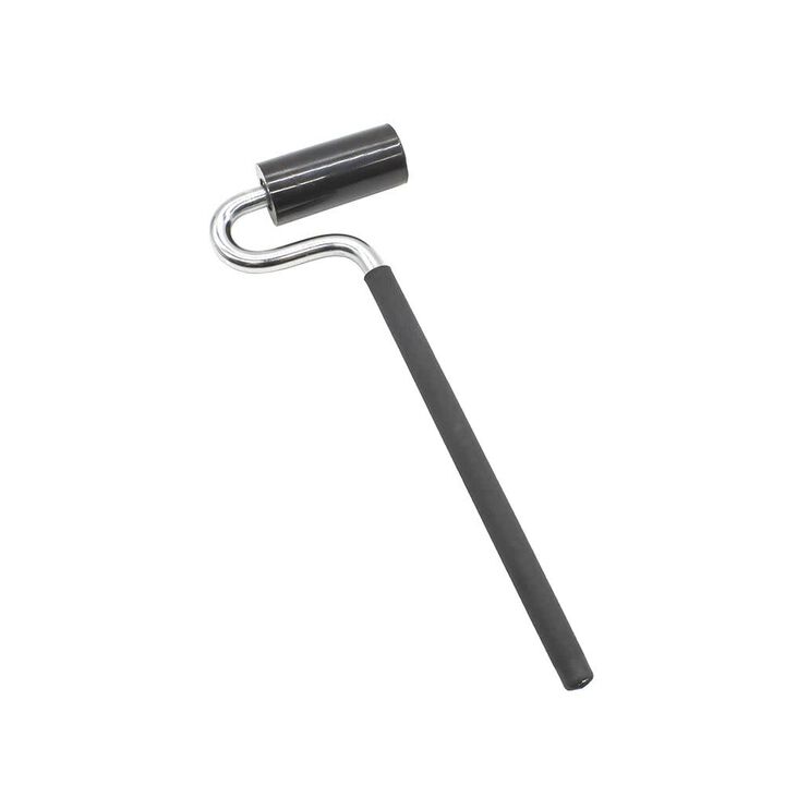 Big Horn 1-1/2 Inch Long Handle J-Roller with Rubber Roller