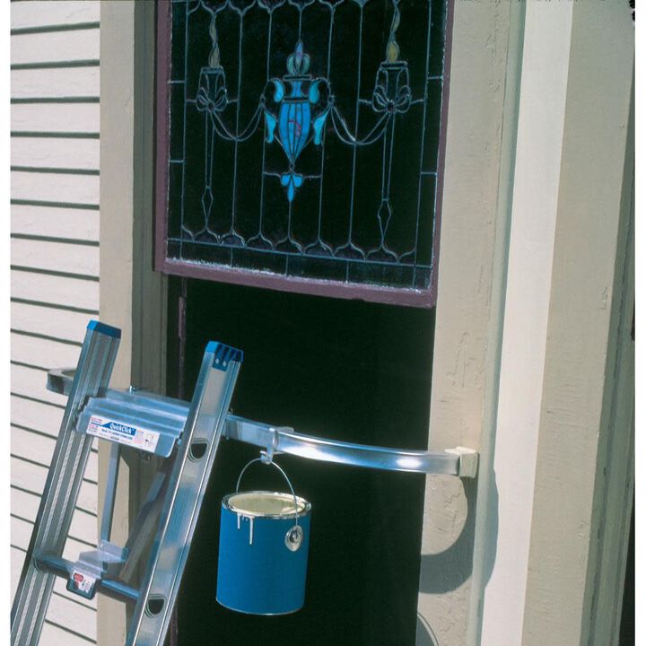 Werner Aluminum Ladder Stabilizer for Extension Ladders. Attaches In Minutes, large image number 6