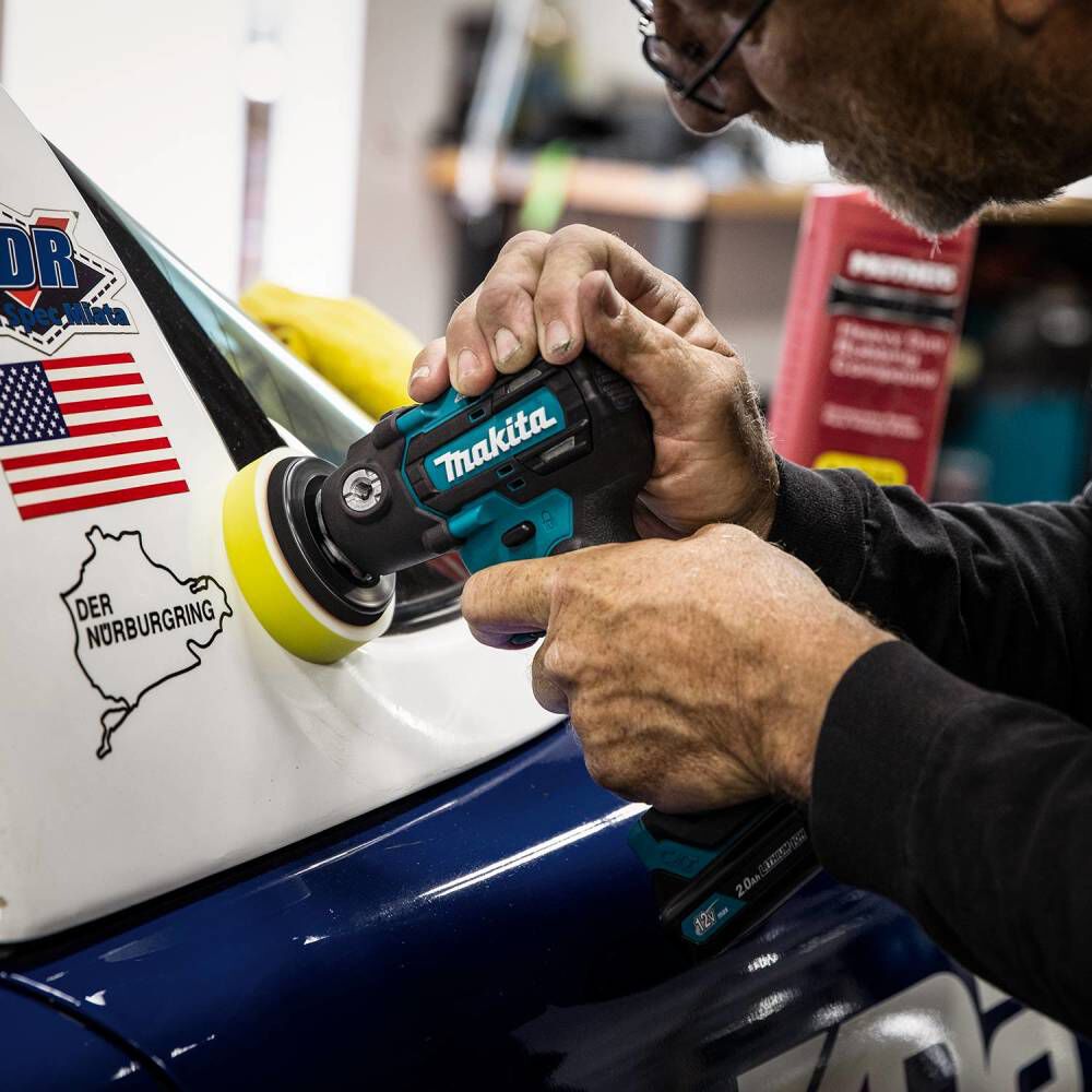 Makita 12V max CXT 3in Polisher 2in Sander Lithium Ion Brushless Kit, large image number 2