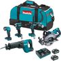 Makita 40V max XGT Brushless Cordless 5-Piece Combo Kit (4.0Ah)