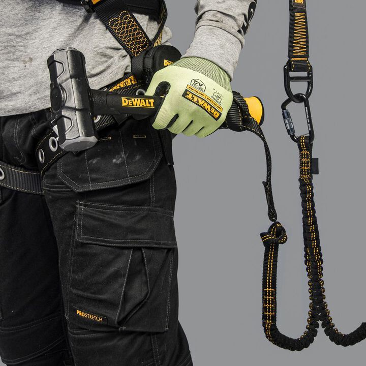 DEWALT 25 Lbs 43.3 in Polyester & Aluminum Twin Leg Tool Lanyard, large image number 1