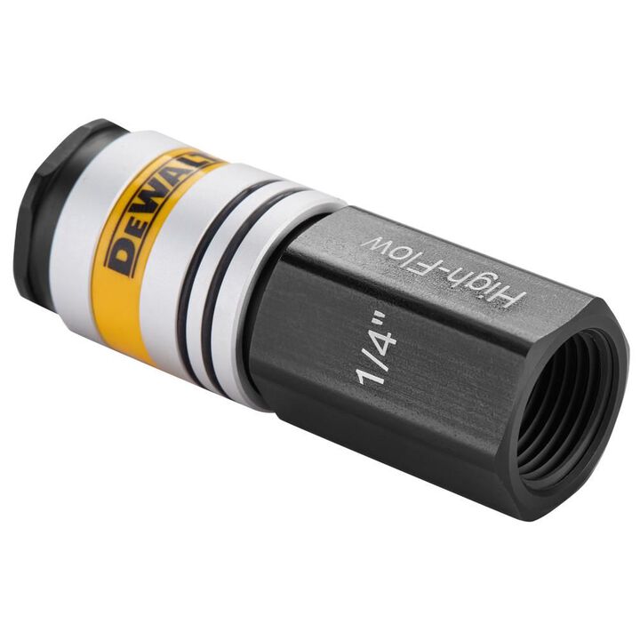 DEWALT 3/8 Inch FNPT High Flow Coupler - 1/4 Inch Body, large image number 1