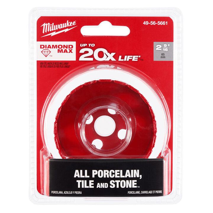Milwaukee 2-9/16 Inch Diamond Max Hole Saw, large image number 8