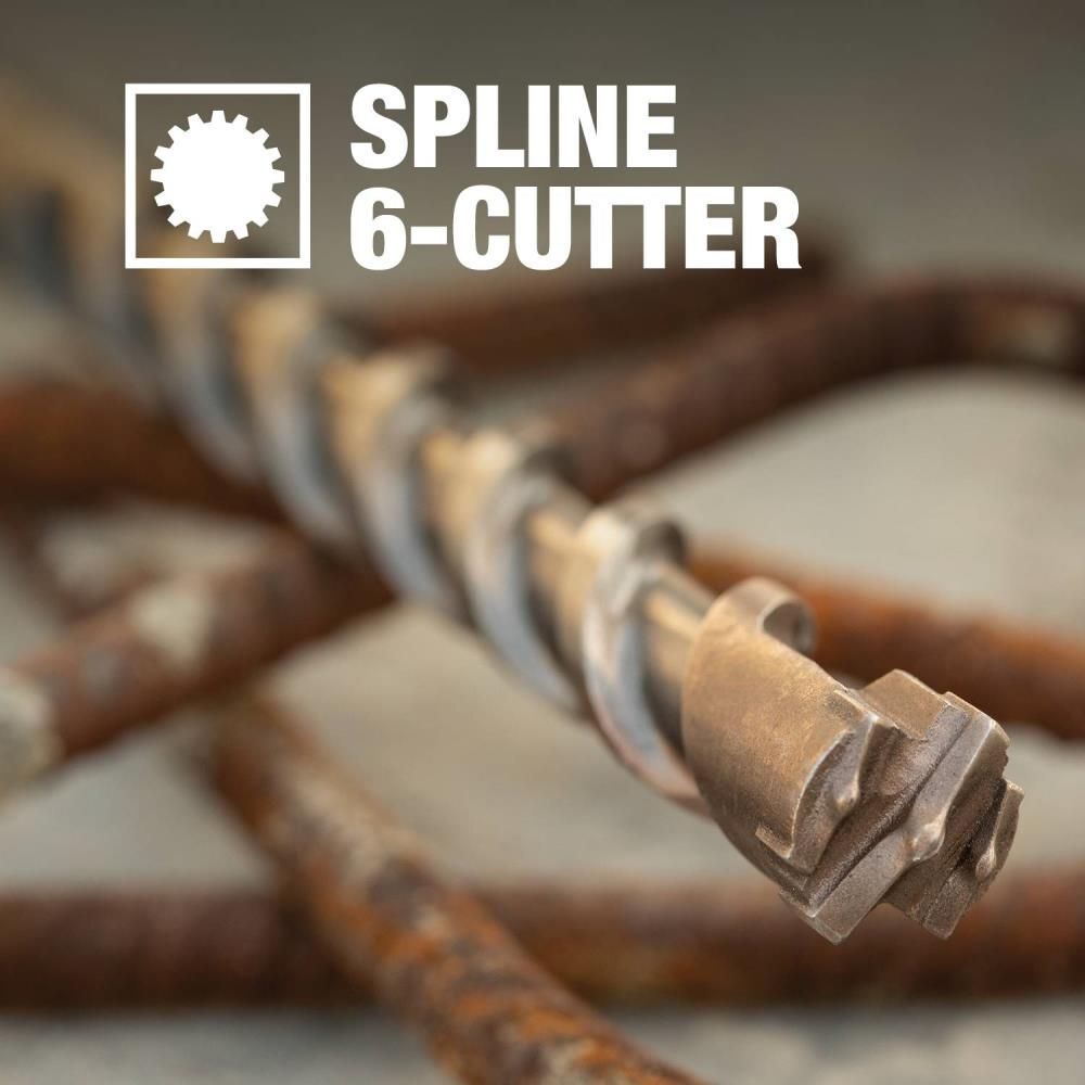 Makita 3/4in x 12in Spline Bit, 6-Cutter, large image number 7