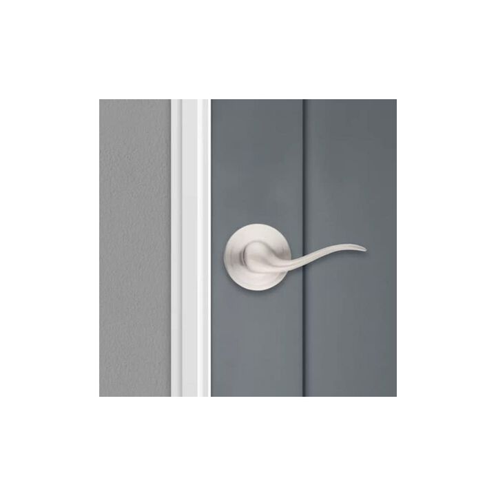 Kwikset Satin Nickel Hall/Closet Tustin Door Lever, large image number 4