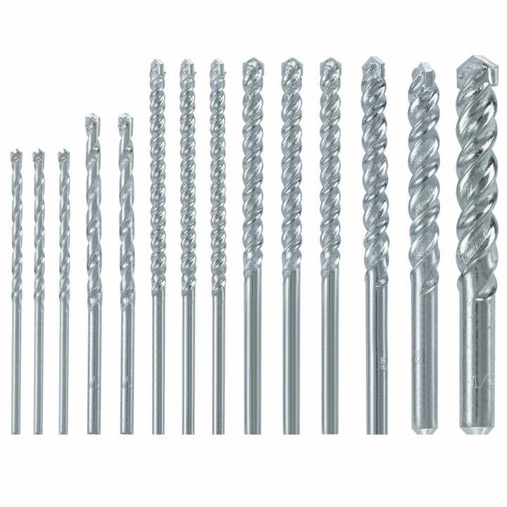Bosch 14 pc. Fast Spiral Rotary Masonry Bit Set