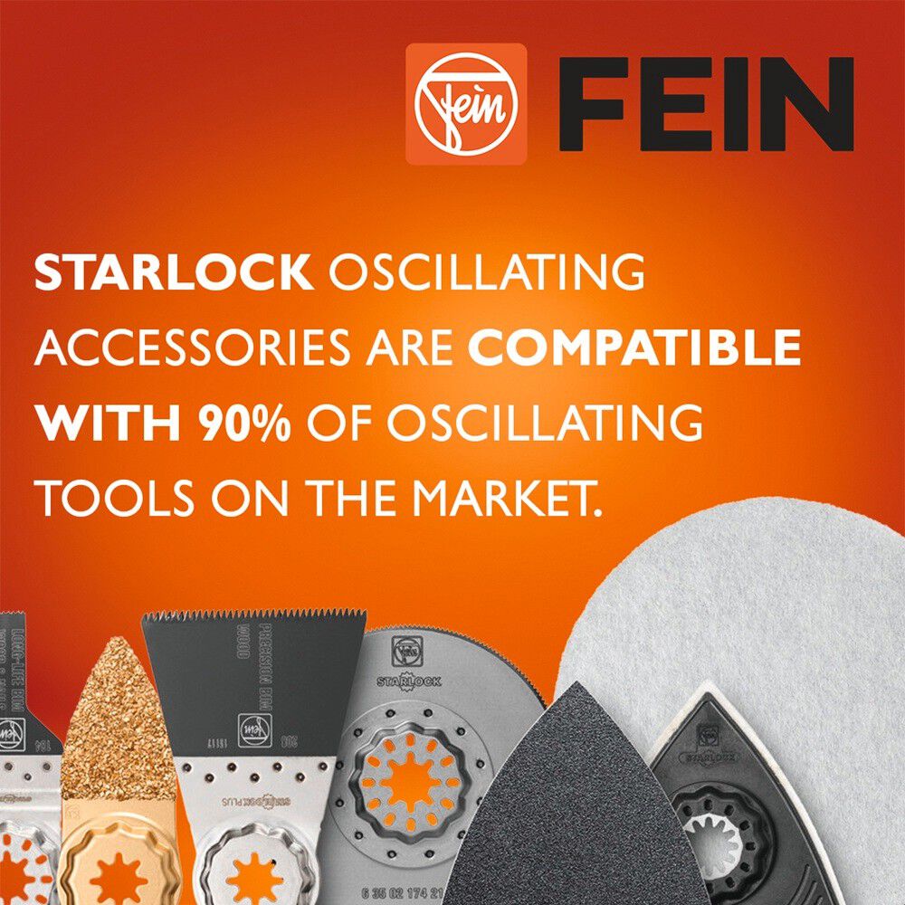 Fein TITAN Starlock Universal E-Cut Blade 1-3/4 Inch x 2-1/8 Inch, 3 Pieces, large image number 2