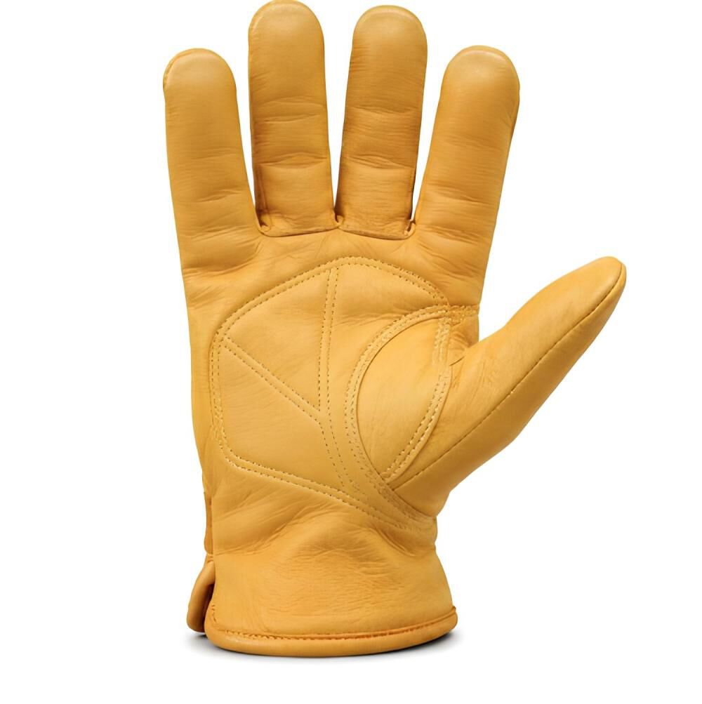 Protective Industrial Products Caiman Genuine Elkskin Grain Leather Driver Gloves Large, large image number 2