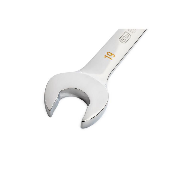 GEARWRENCH 17mm 90T 12 Point Flex Head Ratcheting Combination Wrench, large image number 2