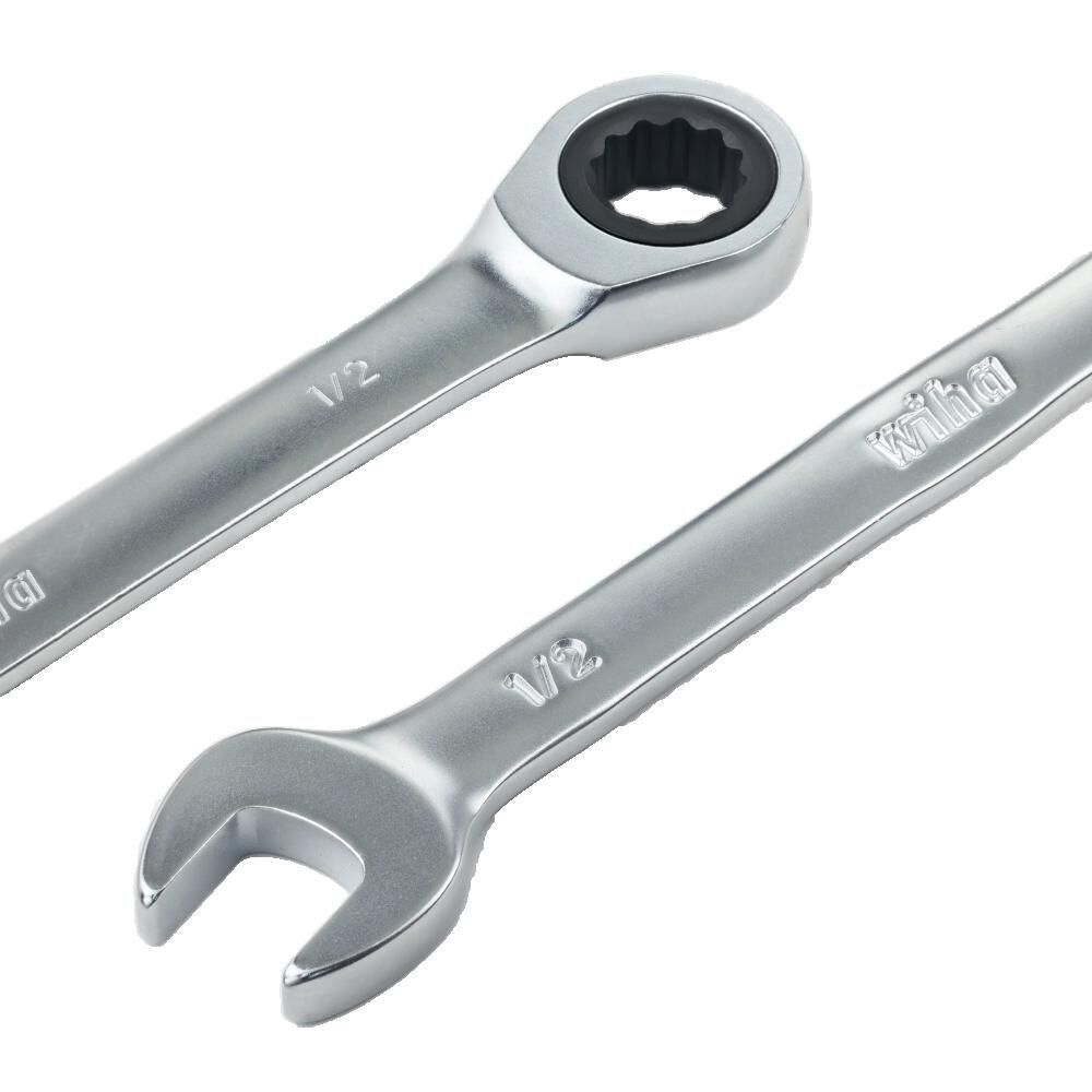 Wiha Combination Ratchet Wrench Set, Metric and SAE, 24 Pieces, large image number 6