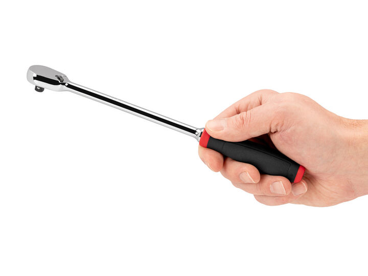 Tekton 1/4 Inch x 9 Inch Non-QR Comfort Grip Long Ratchet, large image number 5