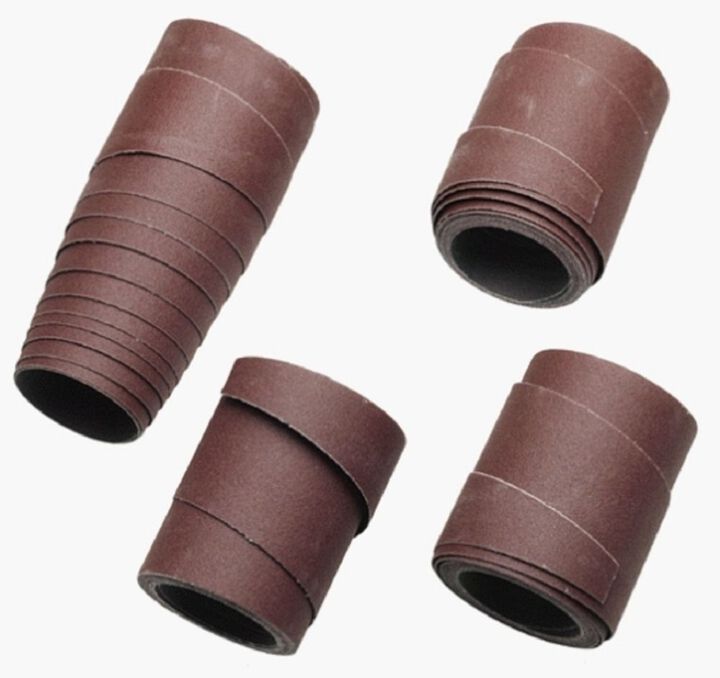 Supermax Tools 220 Grit Four Pre-Cut Abrasive Wraps for 10 In. Drum Sander