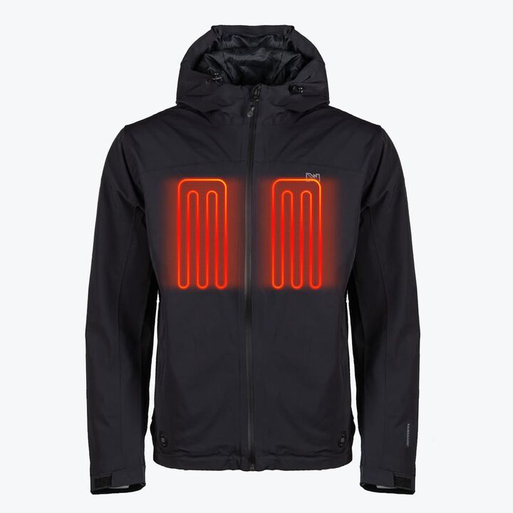 Mobile Warming Mens Guardian LX Heated Jacket Kit Midnight 3X, large image number 3