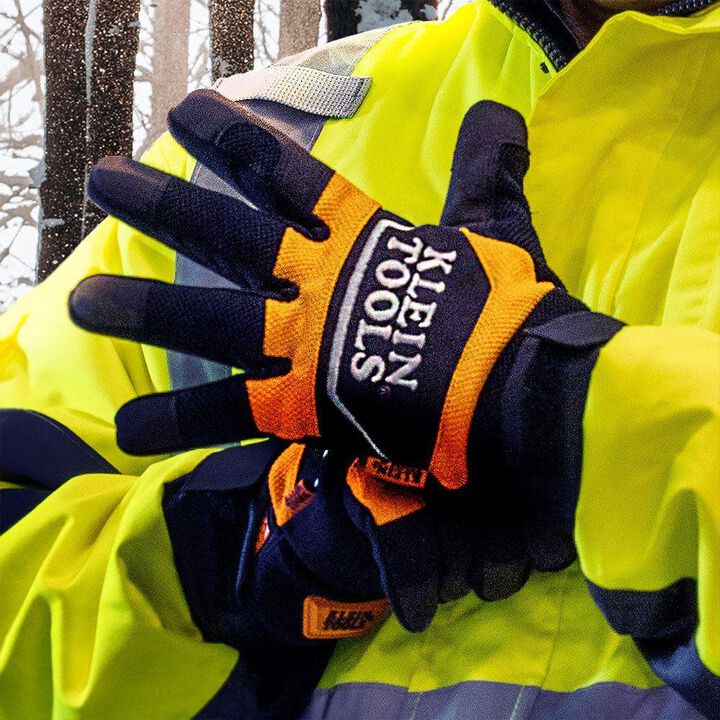 Klein Tools Winter Thermal Gloves Medium, large image number 3