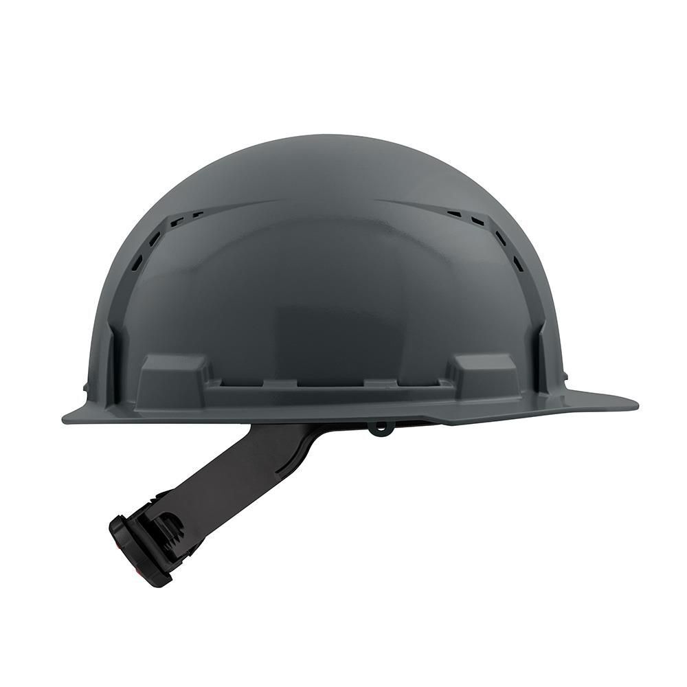 Milwaukee Gray Front Brim Vented Hard Hat with 4pt Ratcheting Suspension Type 1 Class C, large image number 14