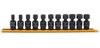 GEARWRENCH Pinless Universal Impact Socket Set 11pc3/8in Drive 6 Point Metric, small image number 1