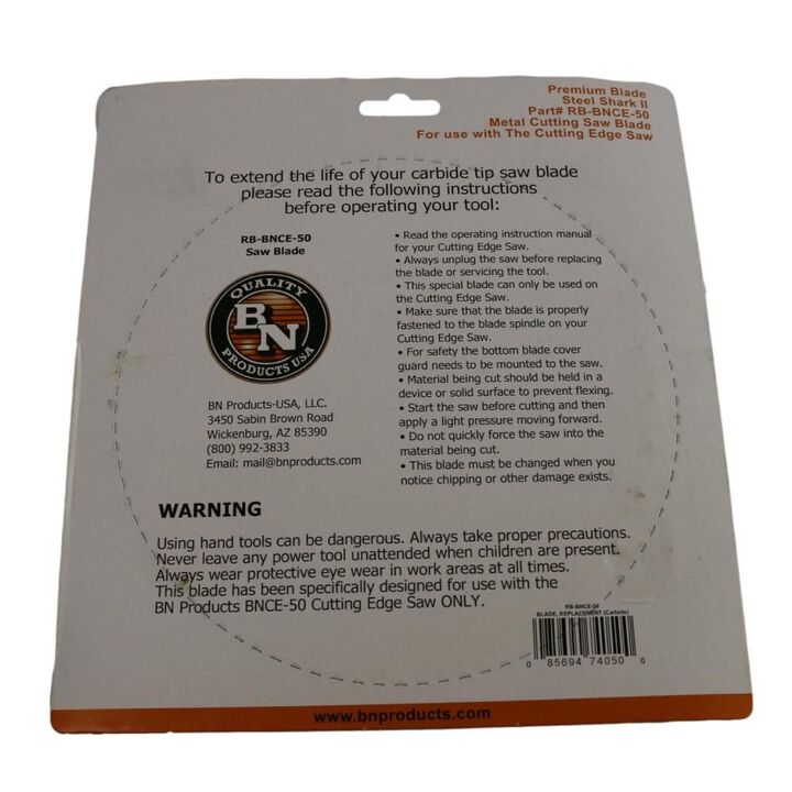 BN Products Replacement Cutting Blade for 50mm Cutting Edge Saw, large image number 1
