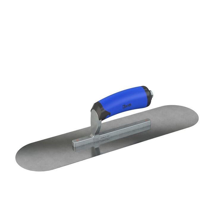 Bon Tool Pool Trowel Carbon Steel 16 Inch x 4 Inch with Comfort Grip Handle