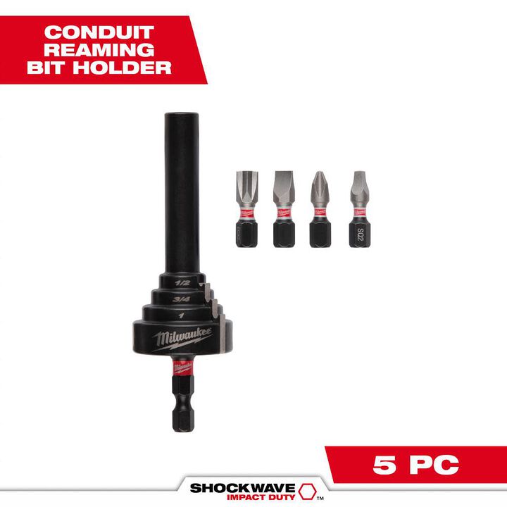 Milwaukee SHOCKWAVE Conduit Reaming Bit Holder