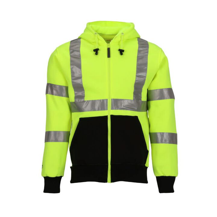 Tingley Job Sight Zip-Up Hoodie Hi-Vis Medium, large image number 4