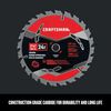 CRAFTSMAN 7-1/4 Inch 24T Framing Saw Blade, small image number 3