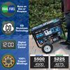 Duromax 5,500 Watt Dual Fuel 50-State Portable Generator with CO Alert, small image number 3