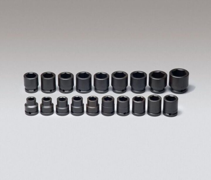 Wright Tool 3/4 In. Dr 19 pc. 6 Pt Std Metric Impact Socket Set