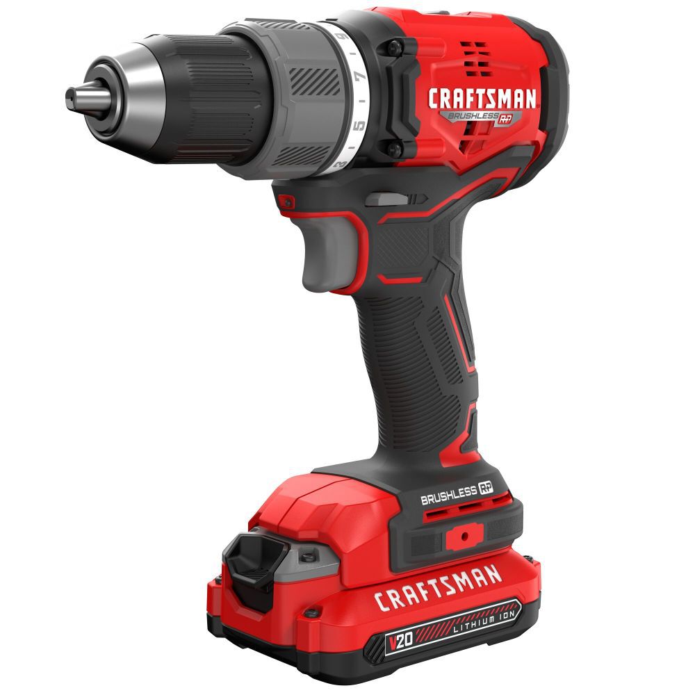 CRAFTSMAN V20* Cordless Brushless RP 1/2 Inch Drill/Driver Kit, large image number 1