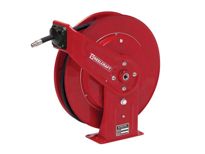 Reelcraft Hose Reel with Hose Steel Series 7000 1/2in x 50'