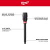 Milwaukee 5-1/2 in. x 7/16 in. Universal Quik-Lok Extension, small image number 3