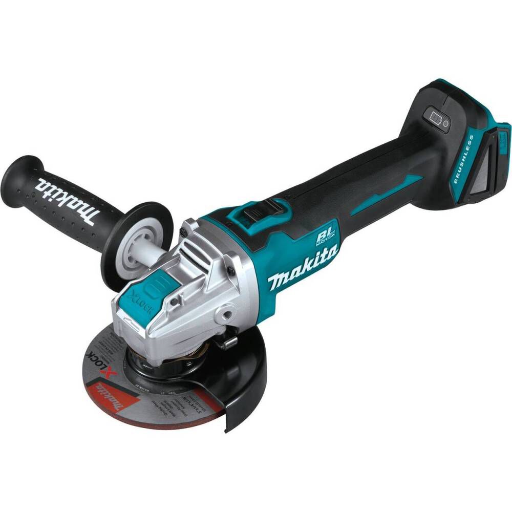 Makita 18V LXT 4 1/2 / 5in X-LOCK Angle Grinder with AFT (Bare Tool), large image number 1