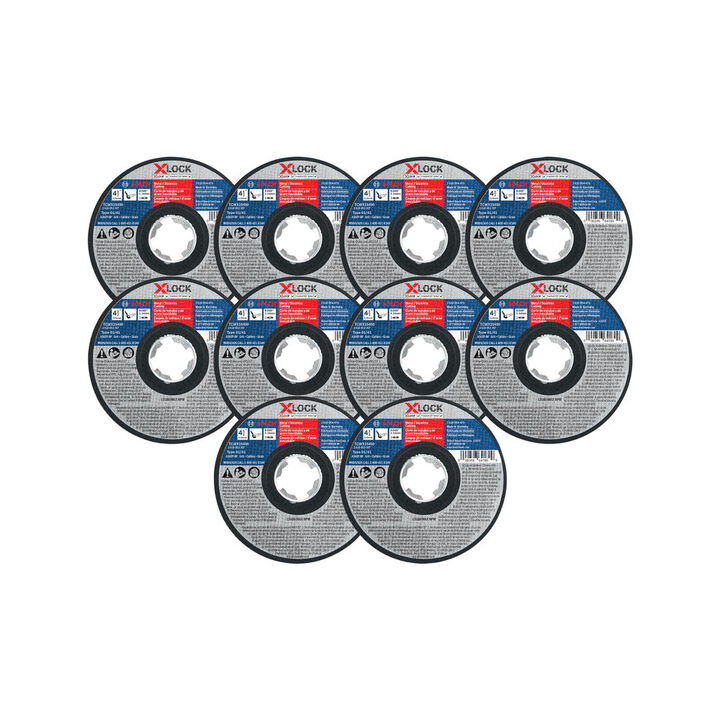 Bosch X-LOCK Metal Cutting Wheels, 10 Pieces, large image number 2
