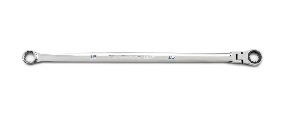 GEARWRENCH 120XP Flex GearBox Ratcheting Wrench Universal Spline XL 15mm, large image number 1